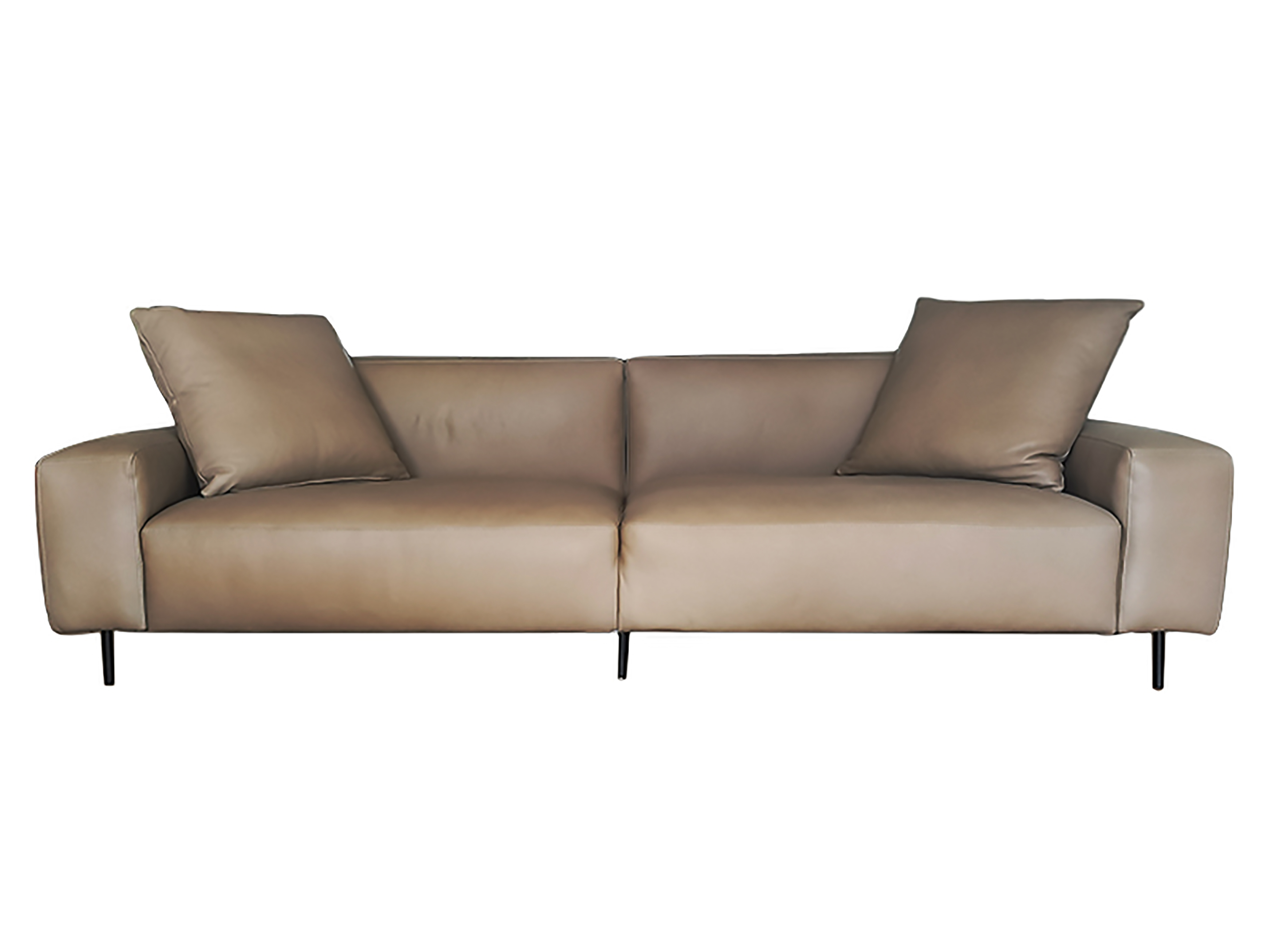 Small unit two seater sofa