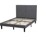 Easy to Assemble Frame Wood Slat Support Bed