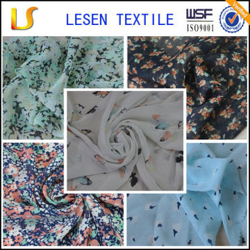 Shanghai Lesen Textile crepe fabric dress material fabrics