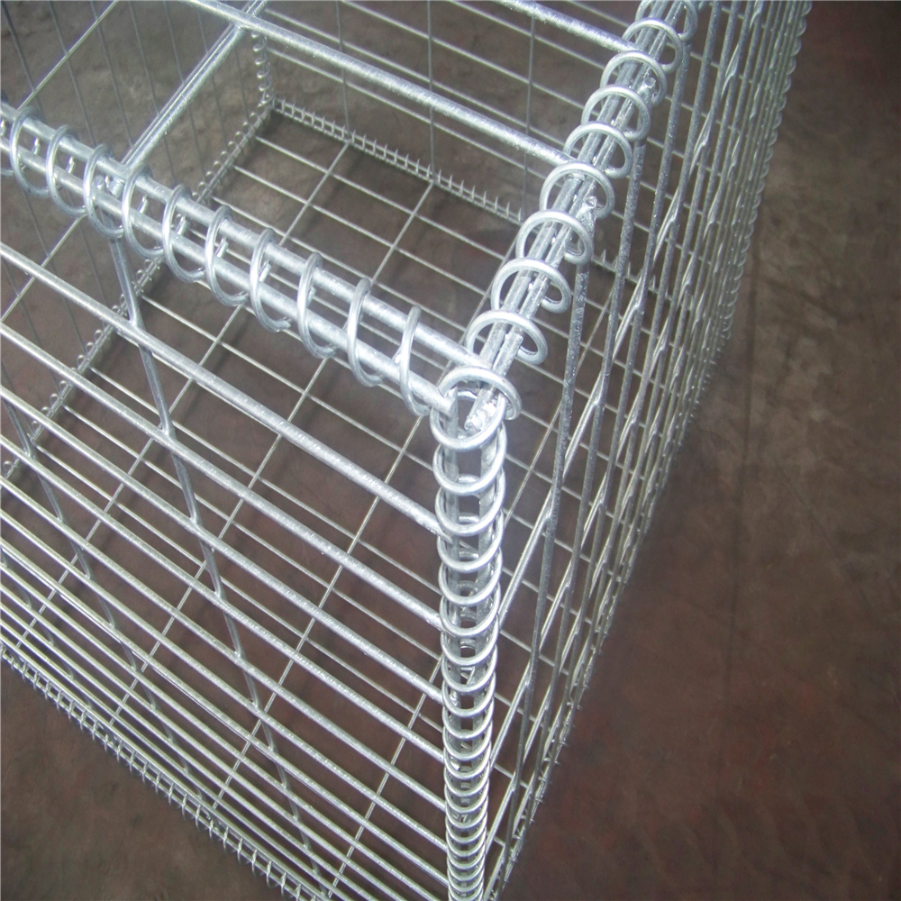 Wire Mesh Box Galvanized Gabion Basket Retaining Wall