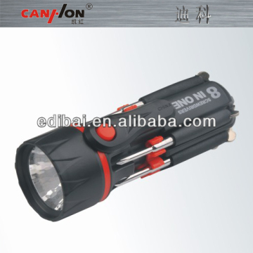 Multi screwdriver with torch,multi tool,multi torch,8 in 1 screwdriver