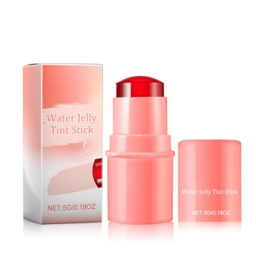 5G Pink Color Face Makeup Blush Stick - Waterproof Lip Eye Jelly Blush Stick for All Skin Colors