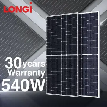 Certified TUV/CE LONGi Solar Panels: 535W to 550W Half Cells Bifacial Solar Panels