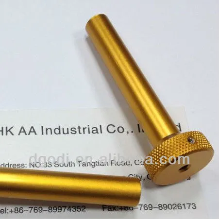 special custom color anodized aluminum bolt
