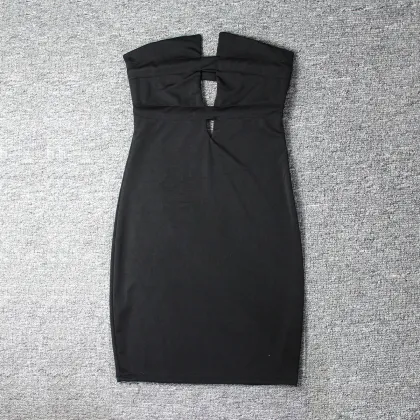 New Sleeveless MiNi Solid Sexy Backless Bodycon Dress