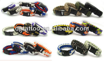 Novelty compass and skullcandy paracord bracelet