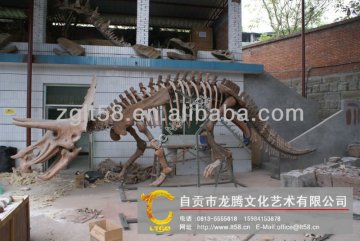 Hotest! Jurassic Static Fiberglass Dinosaur Fossil