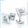 Customized Luxurious Cufflinks Engraved Logo Men's Cufflinks