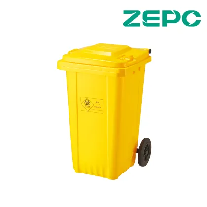 Yellow medical trash can 100A -yellow