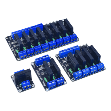 5V/12V/24V Relay Module - 1/2/4/8 Channel 250V 2A OMRON SSR Solid State Relay