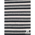 Polyester Two Tone Stripe Jacquard Knitting Fabric