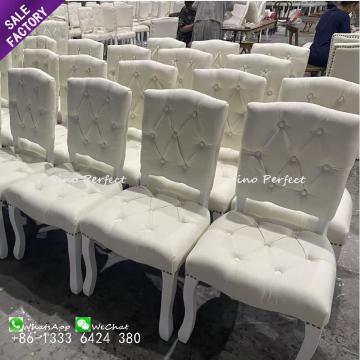 Modern Wedding Furniture: Fabric Soft Cushion Wooden Chairs for Banquet Halls & Hotels