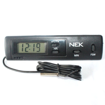 Pokka Nek Auto Digital Display Termometro e orologio per auto