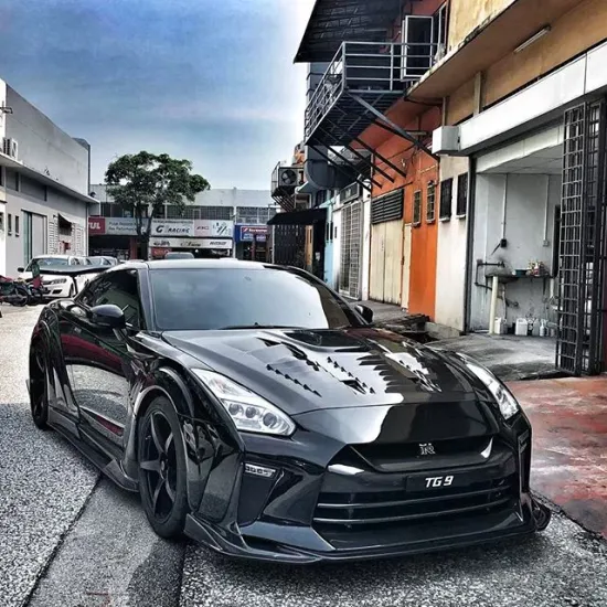 TOP SECRET Style Carbon Fiber Body Kit - Perfect Fit for GT R35