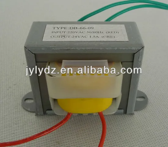 Lead wire type EI lamination power transformer