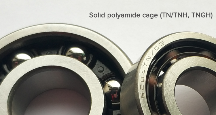 Nylon Material Cage Bearing For Mining Conveyor Idler