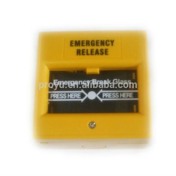Plastic access fire alarm Door Open push button Glass Break Button PY-DB10-2