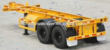 3 axle 20FT sea container skeletal semi trailer