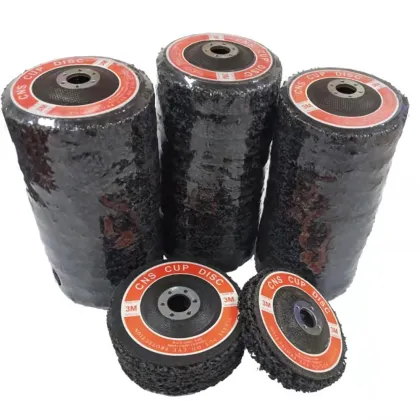 Black 5Inch Abrasives Wheel Strip Disc For Polishing