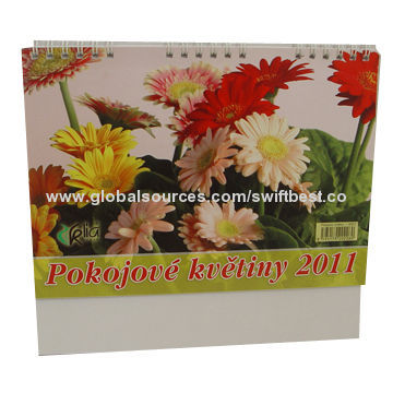 Desktop Calendar with Magnetic Stripes and 4C Printing