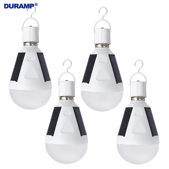 Duramp Rechargeable LED Solar A Bulb
