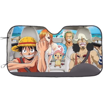 Anime Printed PE Bubble Car Sunshade for Kids