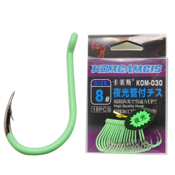 Wysokie stalowa węgiel świetliste ryby do łowienia słonej wody i słodkiej wody przez producenta Glow Fish Hook