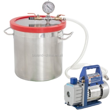 5 Gallon Vacuum Degassing Chamber with 4L Single Stage Pump for Silicone Degassing