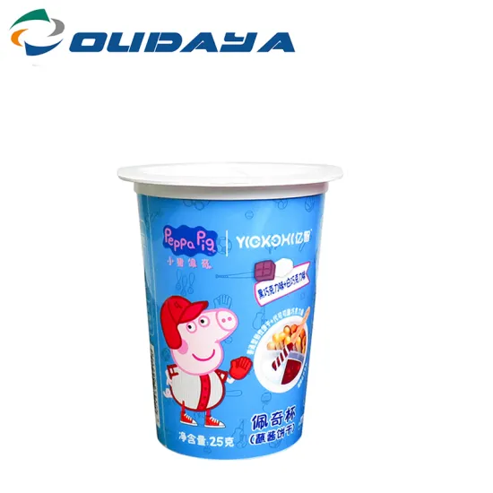 yogurt ice cream plastic cup tamper proof seal