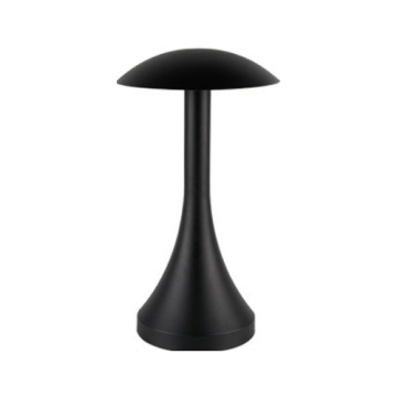 LEDER 7W Черный грибной столбиковый светильник
