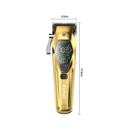KEMEI KM-1698 Electric Hair Clipper - Corded Powder Metallurgy Ceramic Blade Trimmer