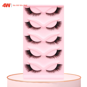 High-Quality Flying Diagonal Full Strip Eyelash Extensions: Customizable Heavy Makeup Series