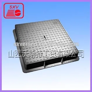 High quality ductile iron square manhole cover GB-34