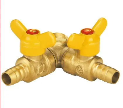 Brass male Thread Double Gas Valve,gas valve, female gas, gas, gas regulalor