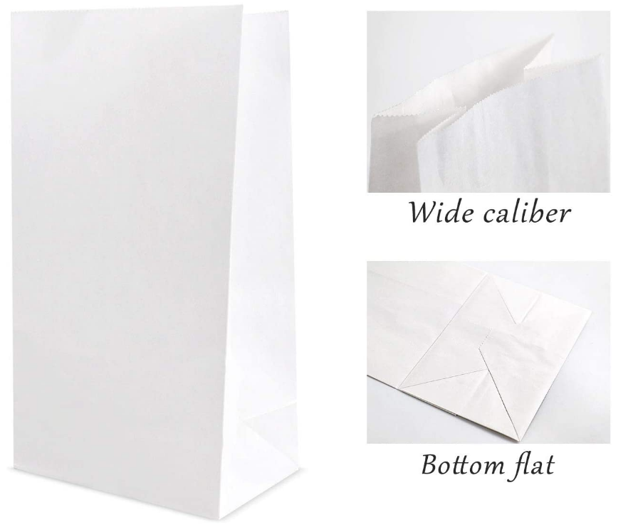 White Paper Lunch Bags