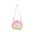 Pink and Peach chipmunk plush cute shoulder bag