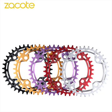 Road Mountain Bike Single-Speed Crankset Conversion 104BCD Positive/negative Tooth Chainring 32T/34T/36T/38T Precision Machined