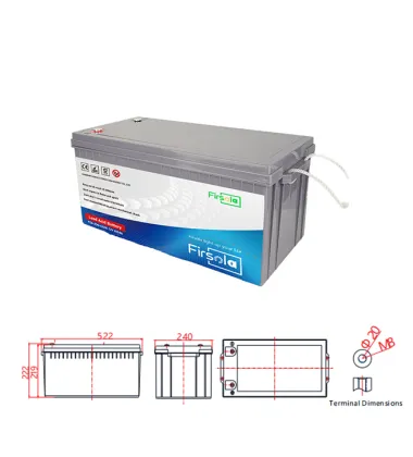 Customized 12V 200Ah M8 Terminal Lead-Acid Batteries AGM Varta Gel Bateria