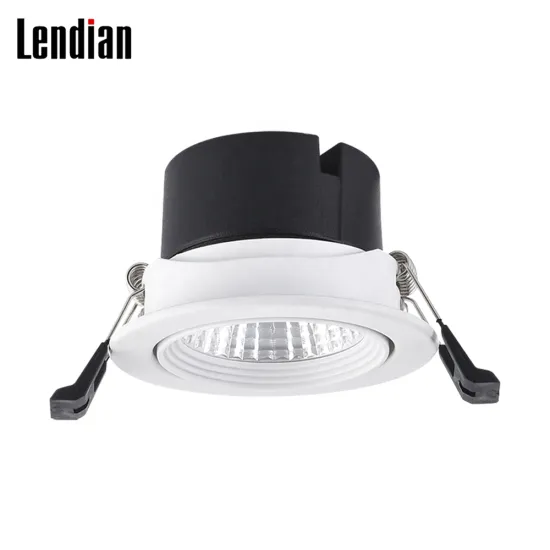 Adjustable Rotating COB LED Spotlights: DALI Dimmable Recessed Mini Spotlights