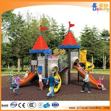 Factory price funny safe outdoor big plastic children playground for sale
