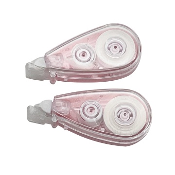 Cute Pink Plastic Correction Tape Roller - Custom Logo New Style for Office & School