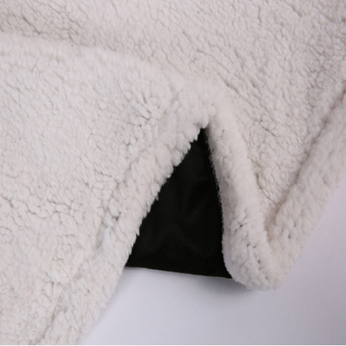 selimut bulu sherpa reversibel kunci anjing peliharaan