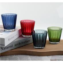 Hot Sale Colorful Glass Candle Holder