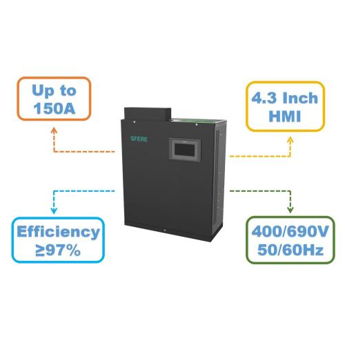 Qualidade de energia 440V 60Hz AHF Filtro harmônico ativo