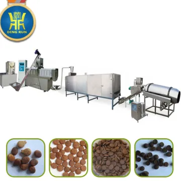 automatic dog cat fish shrimp pet food extruder machine production line