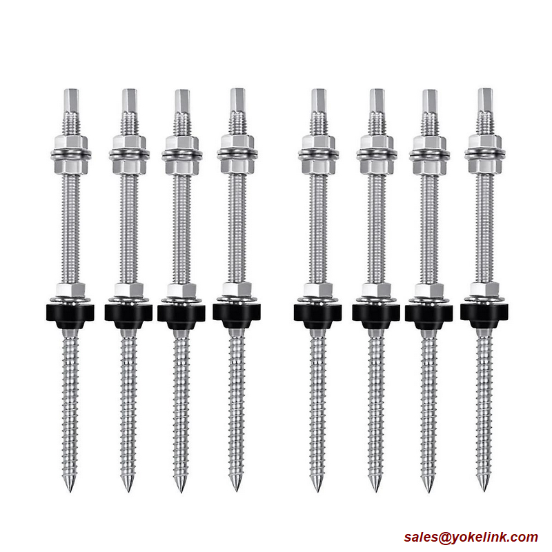 Napelemes rögzítőelem Szolártető akasztócsavar (M10X200mm)