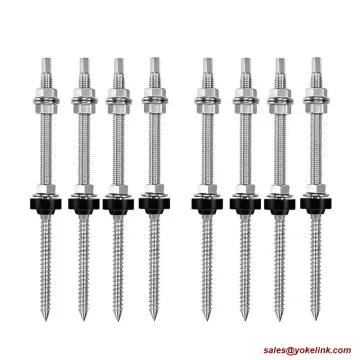 Solar Fastener Solar roof hanger bolt (M10X200mm)