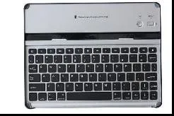 Sliver / White / Black Aluminum Bluetooth3.0 Laptop Keyboard For Ipad2 , New Ipad