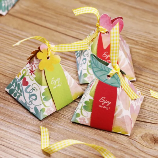 Fashionable design chinese christmas candy box