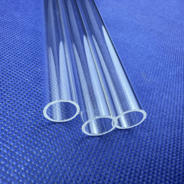 Custom High Quality Transparent Quartz Glass Tube with Open Ends - Small Diameter Glass Tube